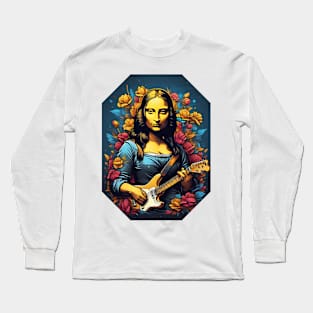 Mona lisa rock Long Sleeve T-Shirt